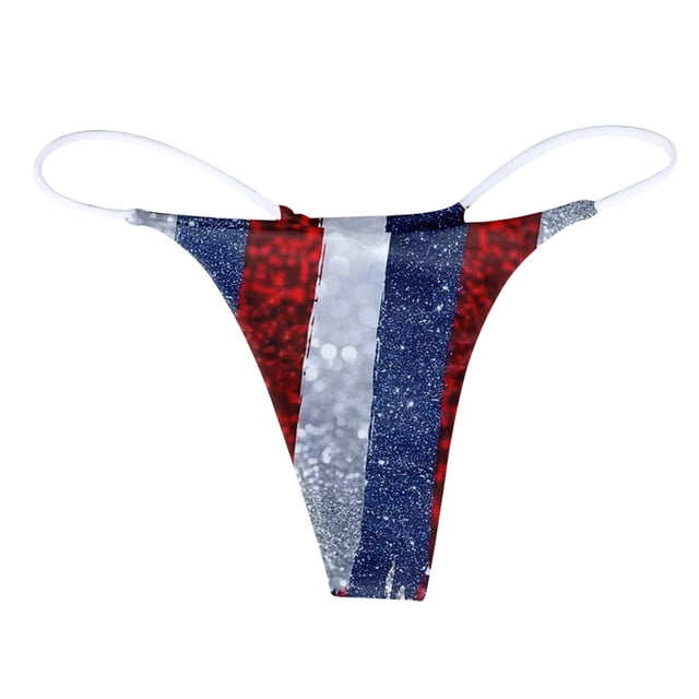 Clearance Sale 2025 Plus Size Intimates for Women for casual, Sexy G String Printed Panties Women's T Back Underpants Comfort Soft Low Rise, Comfortable underwear for women