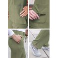 thumbnail image 4 of Adar Pro Heather Breakthrough Plus Ensemble de Sarrau pour Femmes - Haut à Col en V Amélioré et Pantalon à Multiples Poches, 4 of 6