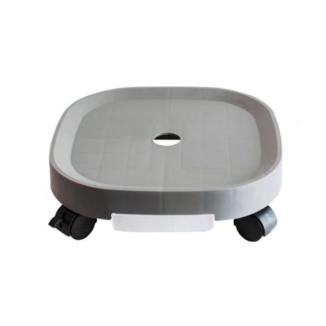 LCXmlly Flowerpot Moving Tray Movable Flower Pot Tray with Wheel Strong Bearing for Garden Use