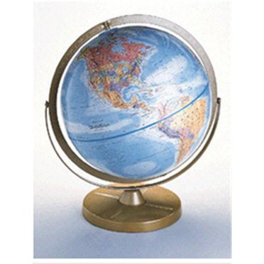 REPLOGLE GLOBES RE-30801 16-1/2'' H Pioneer Globe - Blue