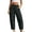 Dark Gray, variant on Nfurl Barrel Sweatpants Women Casual Drawstring Elastic Waist Wide Leg Baggy Sweatpant with Pockets Comfy Lounge Pants Fall Winter Sweat Pants Black,L