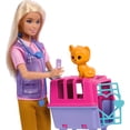thumbnail image 2 of Barbie Animal Rescue & Recovery Playset with Blonde Doll, 2 Animal Figures & Accessories, 2 of 6