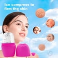 thumbnail image 2 of MesaSe Boc Ice Face Roller Safe Soft Convenient Comfortable Reusable Skin Caring Handheld Eye Puffiness Relief Ice Facial Silicone Mold Birt, 2 of 10
