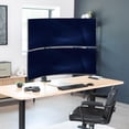 thumbnail image 2 of Dual Vertically Stacked Monitor Desk Mount Extra Tall Adjustable Stand for Ultrawides up to es lbs Capacity STANDVT, 2 of 9