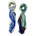 thumbnail image 1 of Peach Couture Paisley Flower Graphic Design Lightweight All Season Scarf, 1 of 1