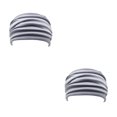 thumbnail image 2 of ziyahi 1PC Foldable Yoga Headband Nonslip Elastic Stretch Hairband Turban Running Light Gray 2Set, 2 of 6