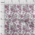 thumbnail image 1 of oneOone Cotton Poplin Fabric Leaves & Floral Ikat Print Fabric BTY 42 Inch Wide, 1 of 4