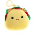 thumbnail image 1 of Squishmallows Food Squad Tex the Taco 3.5" Clip-On Bag Keychain Plush, 1 of 1