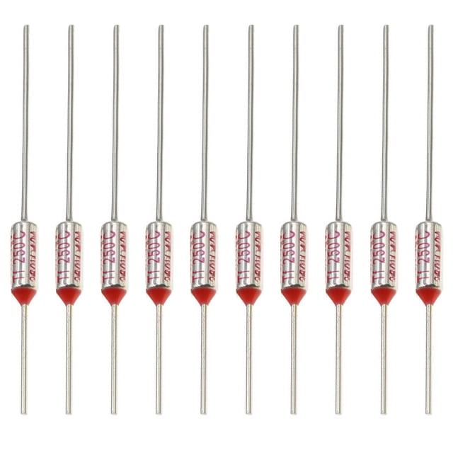 Lot de 10 Coupures de Circuit Température Coupures Thermiques Fusible AC250V 10A