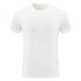 thumbnail image 1 of asjyhkr Mens Compression Shirts Short Sleeve Quick Drying Gym Athletic Base Layer Sport Undershirts, 1 of 3