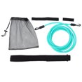 thumbnail image 1 of CTIRCHIU 1 Ensemble de Ceinture de Résistance à l'Entraînement de Natation Ceinture Élastique Réglable Corde de Sécurité (Vert), 1 of 7