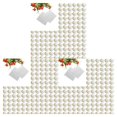thumbnail image 4 of QualitChoice 100 Square Aluminum Foil Wrappers for Chocolate Sweets Candy Confectionery Silver 3Set, 4 of 6