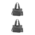 thumbnail image 3 of Wweixi 1/2/3 Sac Fourre-Tout Durable pour Femmes - Imperméable et Résistant à l'Usure, Multiples Poches Gris 2 Pcs, 3 of 6
