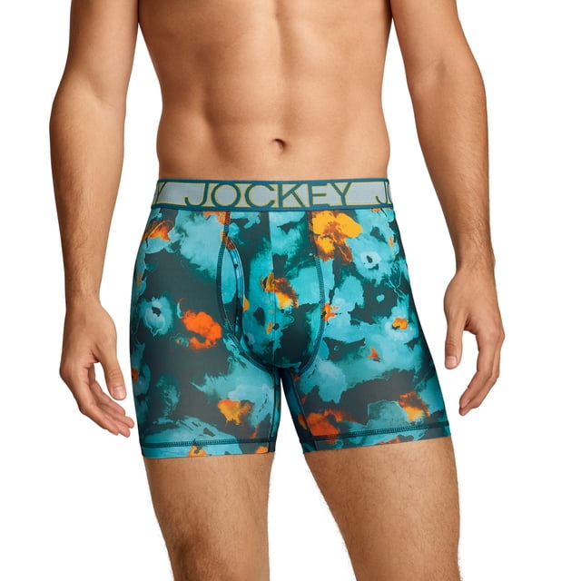 Jockey Men's Active Microfiber 5" Boxer Brief
