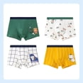 thumbnail image 2 of MIASHUI Boxeurs pour Garçons sous-Vêtements Mignons Dessin Animé Culottes en Coton Lot de 4,170, 2 of 3