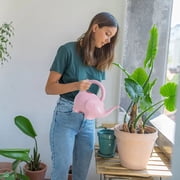 Plastic Watering Can Small Cute Indoor Outdoor, EDHITNR Durable Lightweight Garden Watering Can, 1.5L Capacity Easy Grip Watering Can for Plants Flowers Vegetables