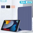 thumbnail image 2 of Pour Apple ipad 10,9 Pouces 2022 10e Nouveau Étui pour Tablette Smart Wake Étui funda à Rabat en Cuir à Trois Volets Étui Support pour A2757 A2777 PU Noir ipad 9,7 2017 5e, 2 of 6