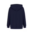 thumbnail image 5 of Mode Quotidienne des Femmes Sweat-Shirts Décontractés à Col Rond à Manches Longues Sweat-Shirts de Couleur Unie Café L, 5 of 5