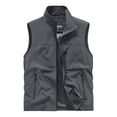 thumbnail image 1 of LOVZFMLL Jackets for Men's Work Clothes Jacket Solid Color Stand Collar Multiple Pockets Outdoor Sports Photography Coat, 1 of 2