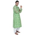 thumbnail image 2 of Atasi Kurta Traditionnel à Manches Longues pour Hommes Col Mandarin Tenue de Fête, 2 of 7