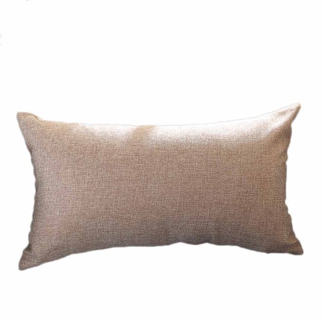 Housse de Coussin Rectangulaire Taie d'Oreiller en Soie