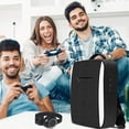 thumbnail image 3 of DEWIN Carry Case Compatible for PS5 Game Console Portable Travel Backpack Compatible for PS5 Game Controller Accessory Storage Bag Shoulder Bag, 3 of 10