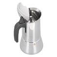 thumbnail image 1 of CHICIRIS Moka Pot, Mokapot, Moca Pot, Stainless Steel, Portable Coffee Maker, Induction Cooktop, Moderate Capacity, For Outdoor, Travel, Camping, 1 of 8