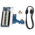 thumbnail image 1 of PCI-E To PCI Adapter Card PCIE To 2 PCI Slot Support Golden Tax Card Sound Card Parallel Port Card, 1 of 10