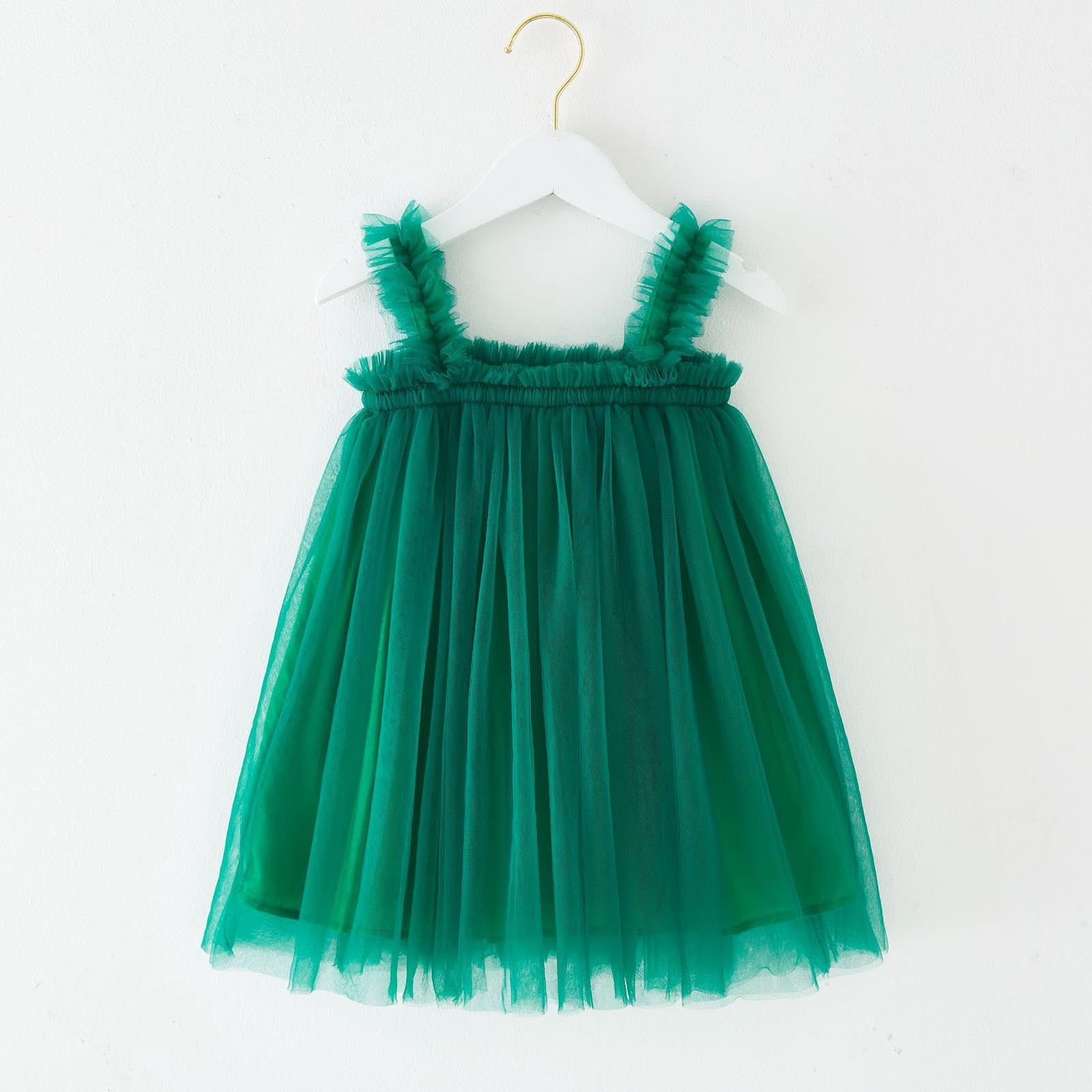 Cowsor Robe pour Bébé Fille en Tulle à Fleurs, Robes de Fête, Princesse, Concours, Anniversaire, Mariage