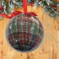 thumbnail image 4 of Suncoda Holiday Ball, Holiday Ball Ornament Tree Ornament, 2.8 Inch Multi-Style Holiday Light Bulb Ornament Holiday Tree Ornament Tree Dress Family Party Holiday Ornament, 4 of 5