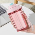 thumbnail image 1 of Oleegame 1PC Glass Bottle High Temperature Plastic Cup High Appearance Work Cluster Girls Desktop Cup With Filter Hand Cup, 1 of 6