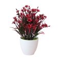 thumbnail image 1 of 1Pcs Artificial Bonsai High Simulation Ornamental Realistic Artificial Bonsai Fake Flower Potted Ornament for Hotel, 1 of 10