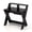 Black, variant on Gymax Computer Desk Study Writing Table Small Space w/ Drawer & Monitor Stand Black