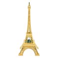 thumbnail image 2 of LED Tower Model, 25cm x 10cm Small Electroplating Zinc Alloy Tower Model Desk Decoration Exquisite Carving France Tower Ornament with LED Light for Home Office, 2 of 7