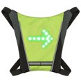 thumbnail image 4 of LED Turn Signal Bike Pack USB Rechargeable Reflective Backpack Attachment Clip with Remote Control LED Backpack with Direction Indicator Safety Light Bag Sports Vest for Cycling Running Walk, 4 of 7