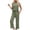 Green, variant on Womens Dressy Casual Sets, Summer Vacation Travel Outfits Crewneck Tank Tops Wide Leg Pants Loungewear Suit Work Outfits for Lady Office White XL