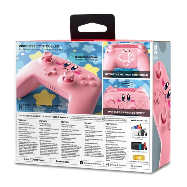PowerA Wireless Controller for Nintendo Switch – Kirby Mouthful