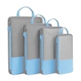 thumbnail image 1 of Packing Cubes for Travel 4-Piece Travel Compression Package Cube Set Space Saving Luggage Manager Mesh Bag Easy Travel Packagingcompression Packing Cubes, 1 of 6