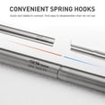 thumbnail image 2 of Camping Tarp Poles Ultralight Titanium Alloy Tent Support Rods Lightweight, 2 of 8