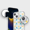 thumbnail image 5 of iPhone 15 Clear Case - Blue and Yellow Bumble Design, 5 of 5