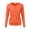 Orange, variant on Clearance! Hontri Women's Round Neck Cardigan Knitted Long Sleeved Large Yards Loose Solid Color Short Sweater Jacket Cardigan Women's Cardigan Purple L