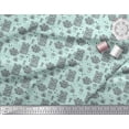 thumbnail image 2 of Soimoi Poly Georgette Fabric Stripe & Paisley Decor Fabric Printed Yard 42 Inch Wide, 2 of 3