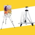 thumbnail image 2 of KLKCMS Collapsible Display Easel Tripod Stand Durable Non Slip Folding Tripod for Shows Argent, 2 of 9