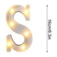 thumbnail image 2 of RXIRUCGD Letters Lights Alphabet Lamp LED Letter Lighting Letter Light Illuminated Letters Night Lights Decoration For Birthday Party Wedding Children’s Room, 2 of 6