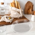 thumbnail image 4 of Miangastore Glass Pie Pan For Baking Round Baking Dish For Dinner Non-Stick Pie Plate With Soft Wave Edge For Apple Pie Pumpkin Pie Pot Pies Transparent 10 Inches, 4 of 9