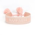 thumbnail image 1 of Thinsony Embroidered Character Bracelet Adjustable Rope Woven Friendship Precision Light-happiness, 1 of 6