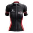 thumbnail image 1 of Chandail de Cyclisme pour Femmes Noir Rouge Blanc - G, 1 of 3
