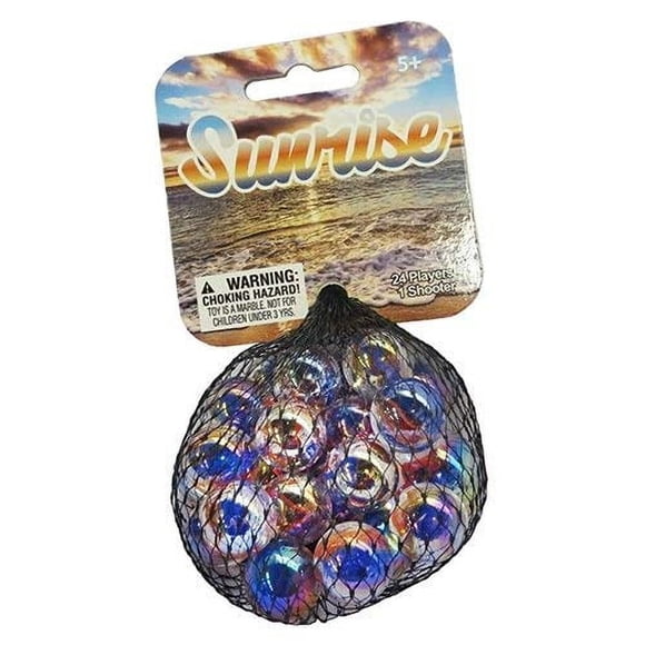 Ensemble de Filet de Jeu 25 Pcs Verre Mega Billes Y