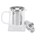 thumbnail image 1 of Tea Pot,Transparent Glass Teapot with Teapot Heat Resistant Tea Kettle Custom Engineered, 1 of 14