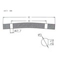 thumbnail image 2 of Headstock String Retainer Tension Bar for Electric Guitar Replacement 52mm Black, 2 of 6